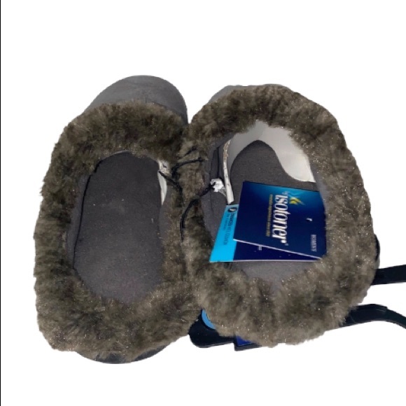 NEW!! Isotoner Enhanced Heel Cushion Slippers/ shoes, very comfy and stylish - Picture 5 of 14